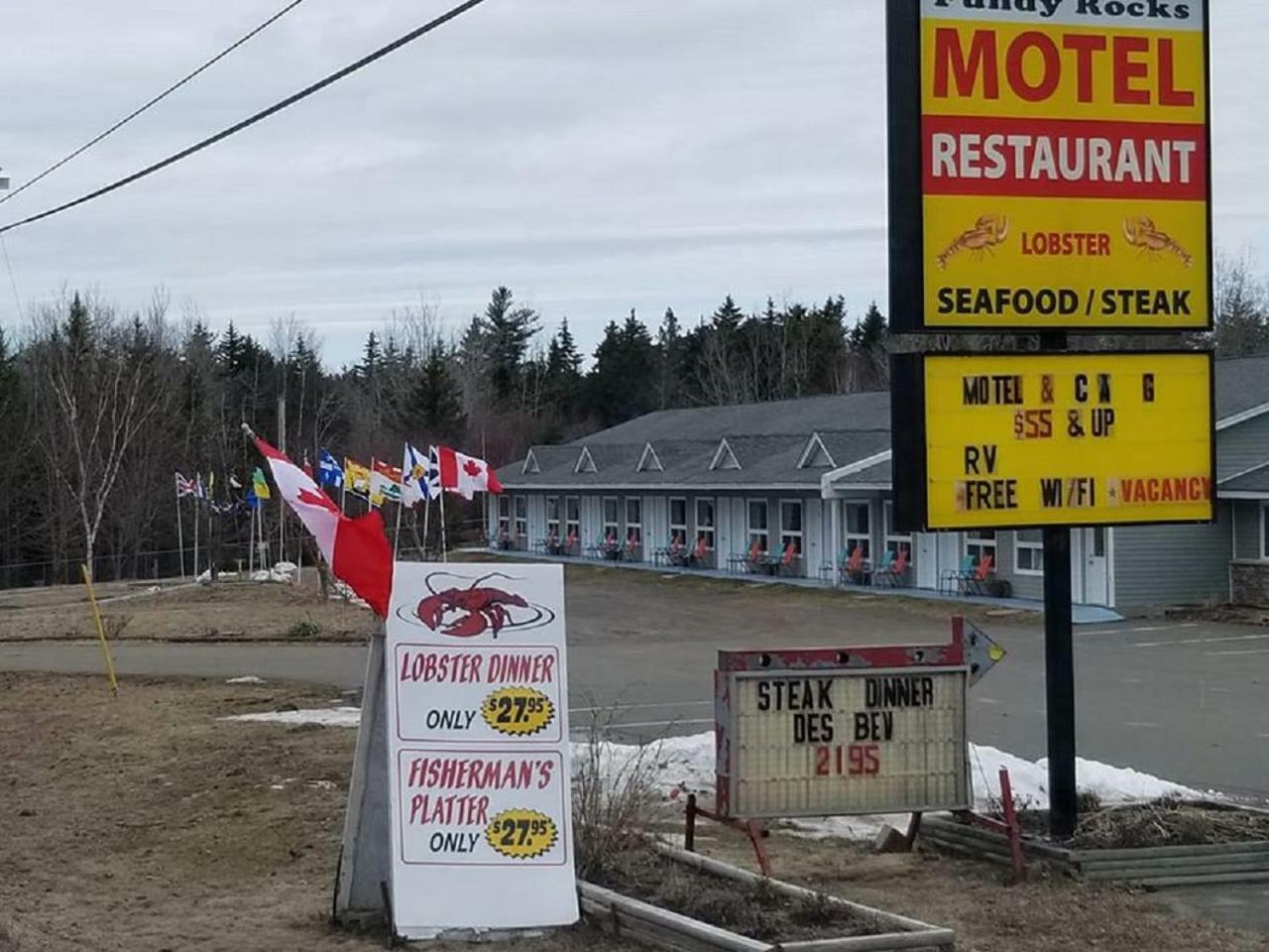 Fundy Rocks Motel Hopewell Cape Ngoại thất bức ảnh